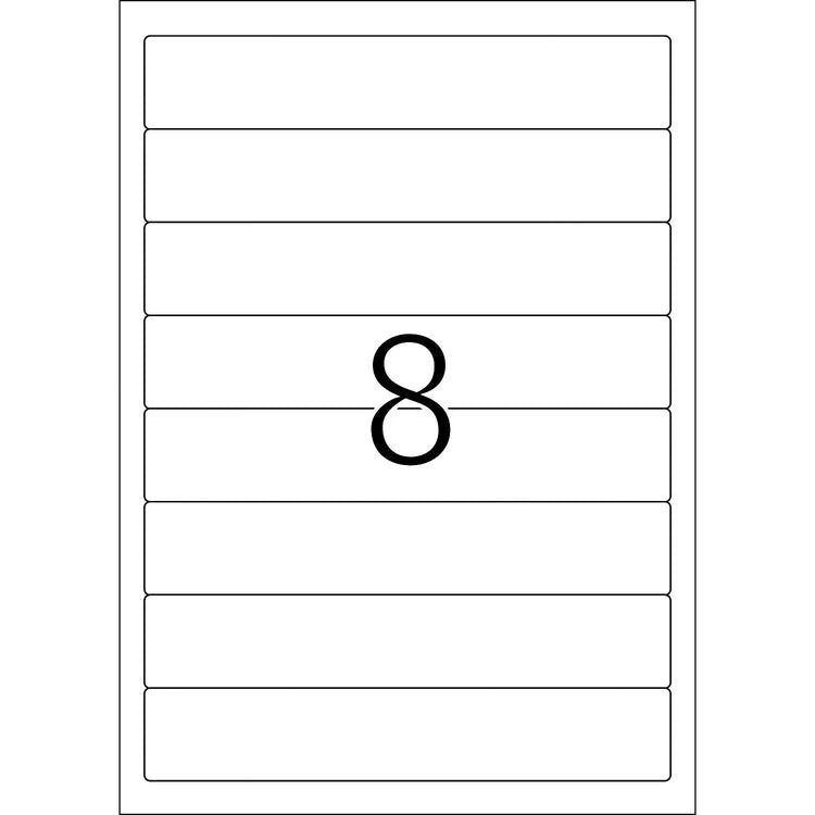 200 HERMA Ordneretiketten 5160 weiß für 4,0 - 5,0 cm Rückenbreite