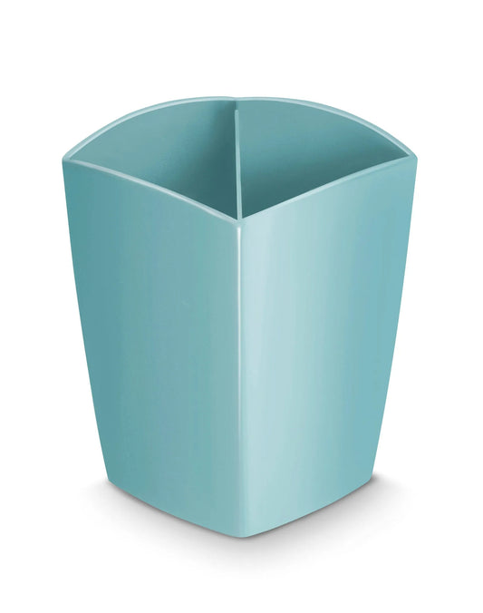 cep Stiftehalter Riviera mint Polystyrol 2 Fächer 7,8 x 7,4 x 9,5 cm