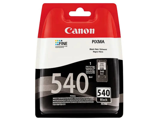 Canon PG-540 BK schwarz Druckkopf Tintenpatrone