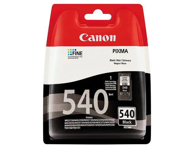 Canon PG-540 BK schwarz Druckkopf Tintenpatrone