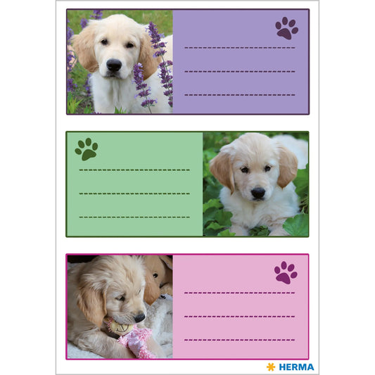 9 HERMA Schuletiketten 5529 Hund