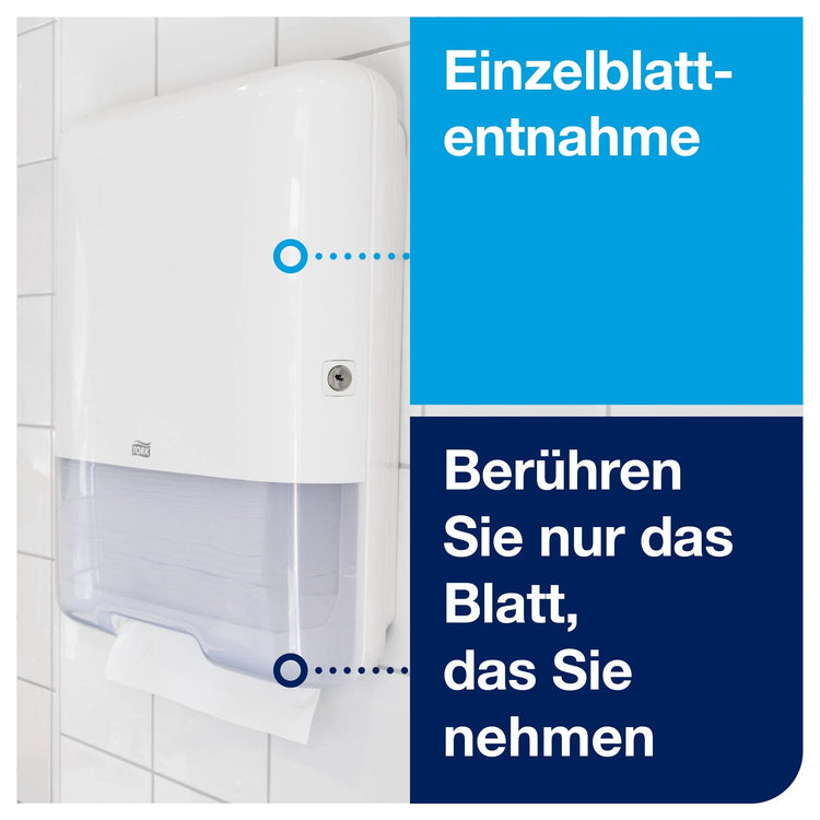 TORK Papierhandtuchspender Elevation H3 Classic 553000 weiß Kunststoff