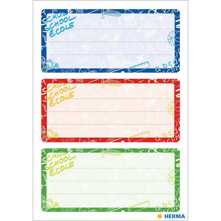9 HERMA Schuletiketten 5562 Schoolydoo
