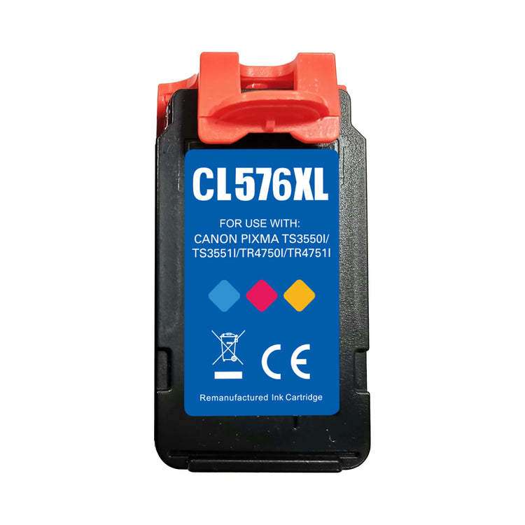 Wechselfaul XL Druckerpatrone als Ersatz für Canon CL-576XL color