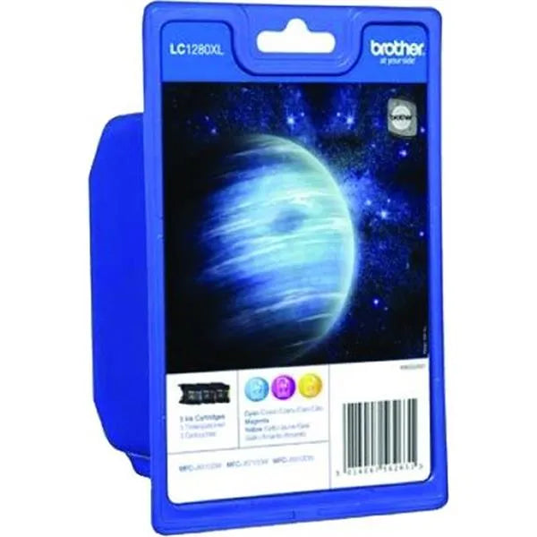 3 brother LC-1280XLC/M/Y cyan, magenta, gelb Tintenpatronen