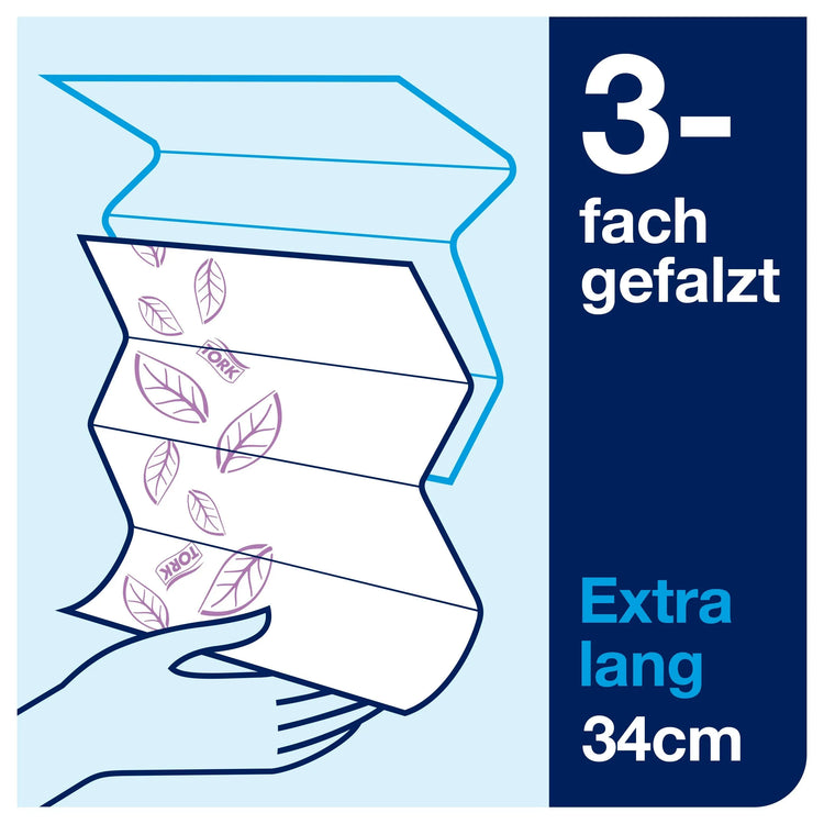 TORK Papierhandtücher 600297 Xpress® H2 Premium Extra Soft Interfold-Falzung 2-lagig 2.100 Tücher