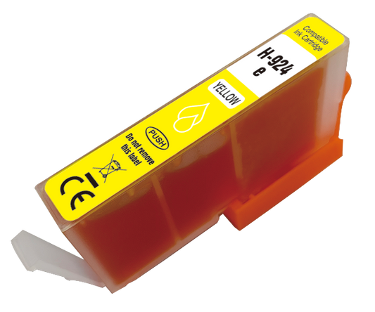 Wechselfaul Druckerpatrone ersetzt HP 924e Yellow (4K0W3NE) – kompatibel für OfficeJet Pro 8120 / 8130 – ca. 800 Seiten
