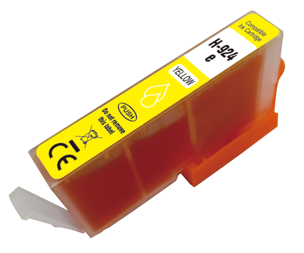 Wechselfaul Druckerpatrone ersetzt HP 924e Yellow (4K0W3NE) – kompatibel für OfficeJet Pro 8120 / 8130 – ca. 800 Seiten