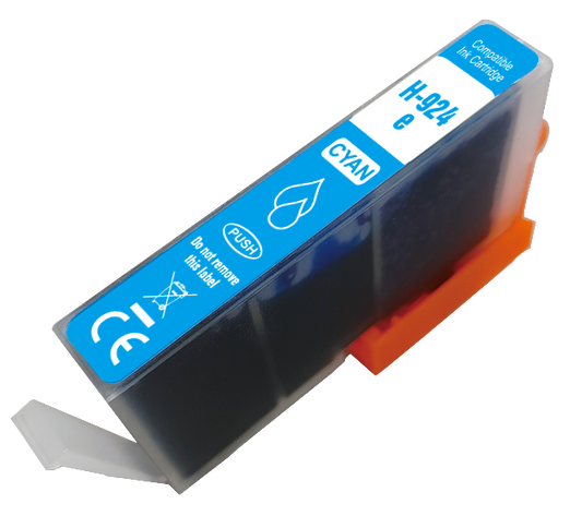 Wechselfaul Druckerpatrone ersetzt HP 924e Cyan (4K0W1NE) – kompatibel für OfficeJet Pro 8120 / 8130 – ca. 800 Seiten