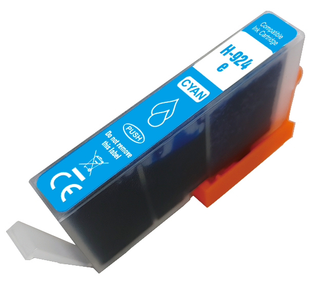 Wechselfaul Druckerpatrone ersetzt HP 924e Cyan (4K0W1NE) – kompatibel für OfficeJet Pro 8120 / 8130 – ca. 800 Seiten