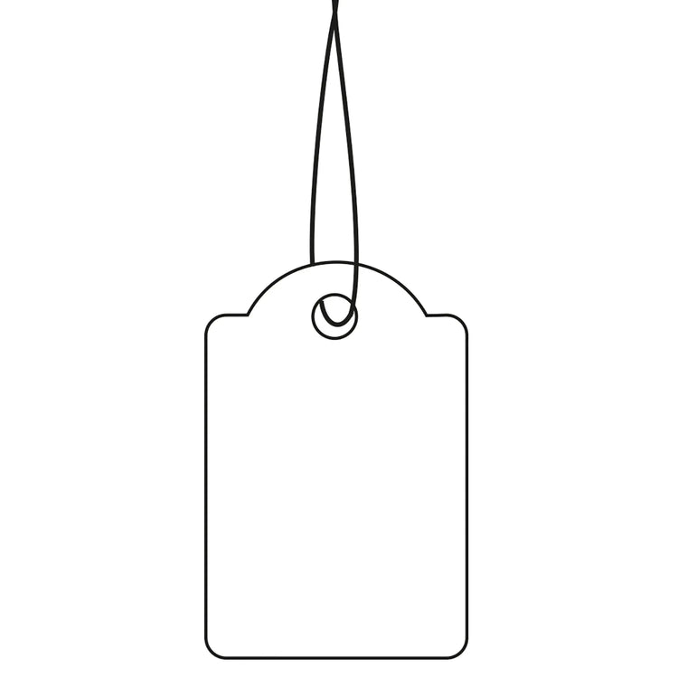 1.000 HERMA Hängeetiketten weiß 32,0 x 50,0 mm