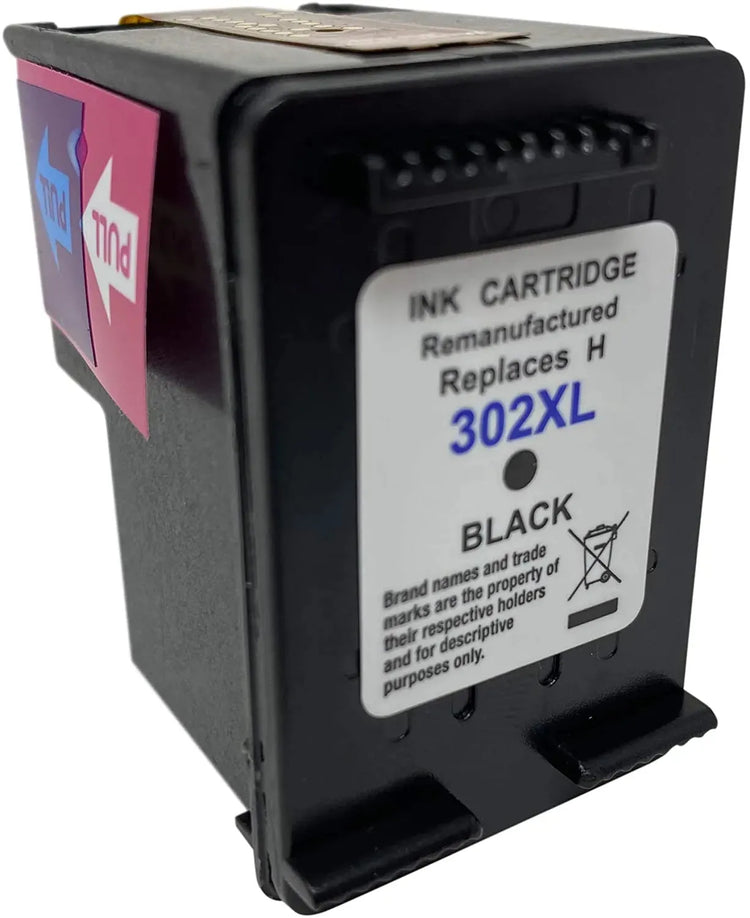 2 XL Druckerpatronen von Wechselfaul als Ersatz für HP 302XL black 302XL color