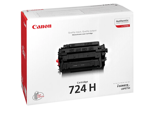 Canon 724H BK schwarz Toner