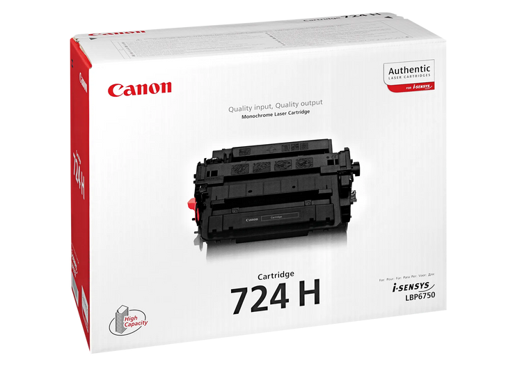 Canon 724H BK schwarz Toner