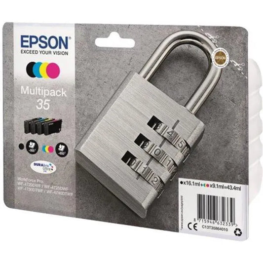 EPSON 35 / T3586 schwarz, cyan, magenta, gelb Druckerpatronen, 4er-Set