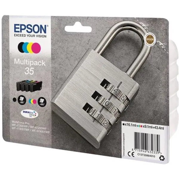 EPSON 35 / T3586 schwarz, cyan, magenta, gelb Druckerpatronen, 4er-Set
