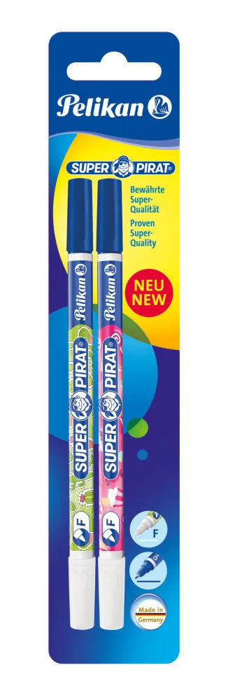 2 Pelikan Tintenkiller Super Pirat® F-Spitze