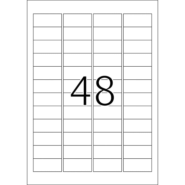1.200 HERMA Folienetiketten 8016 transparent