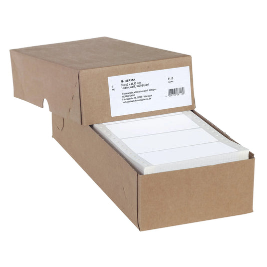 3.000 HERMA Computer-Endlosetiketten 8113 weiß