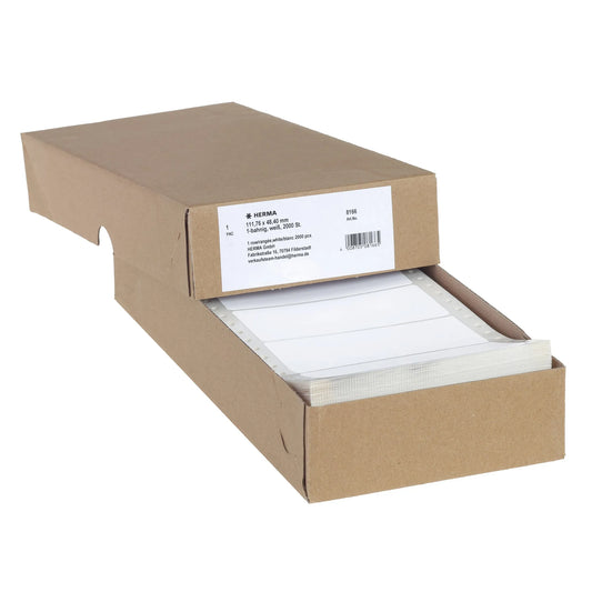 2.000 HERMA Computer-Endlosetiketten 8166 weiß
