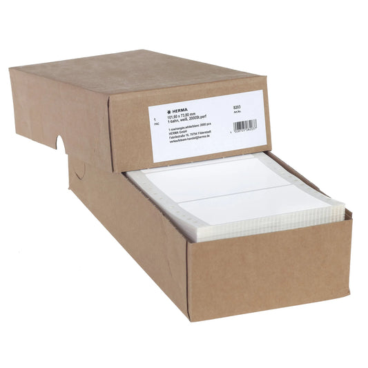 2.000 HERMA Computer-Endlosetiketten 8203 weiß