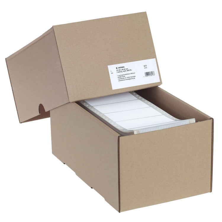6.000 HERMA Computer-Endlosetiketten 8213 weiß