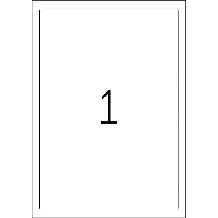 25 HERMA Folienetiketten 8334 weiß