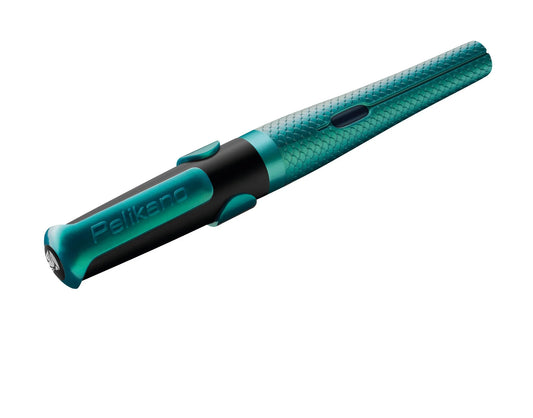 Pelikan Pelikano P480 Dragon Patronenfüller metallic grün, für Rechtshänder