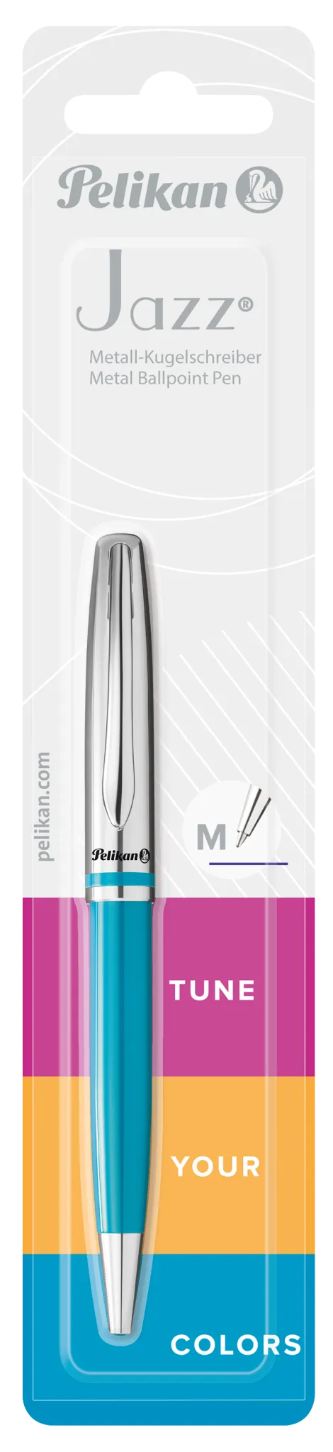 Pelikan Kugelschreiber K35 Jazz Classic petrol Schreibfarbe blau