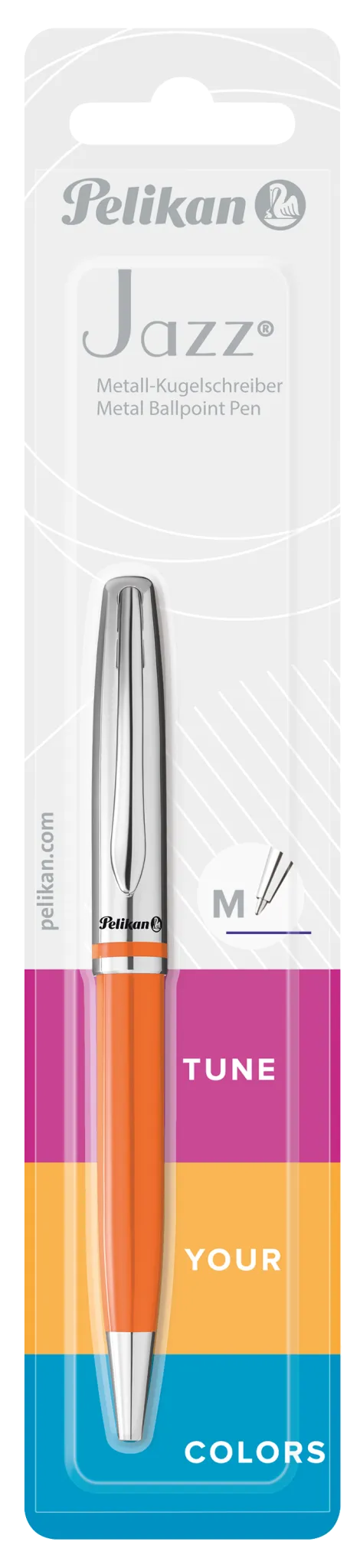 Pelikan Kugelschreiber K35 Jazz Classic orange Schreibfarbe blau