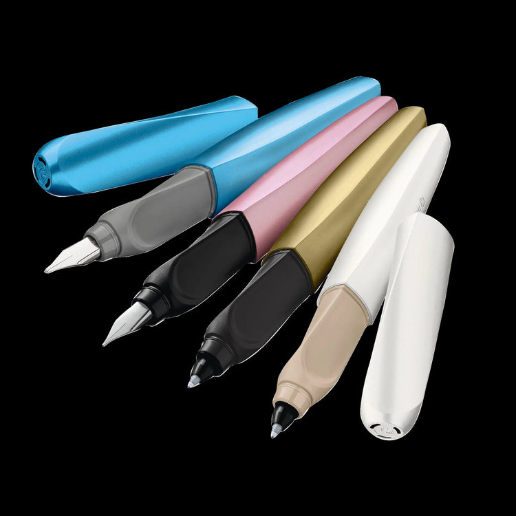 Pelikan Twist Patronenfüller rose M (mittel) für Rechts-u. Linkshänder