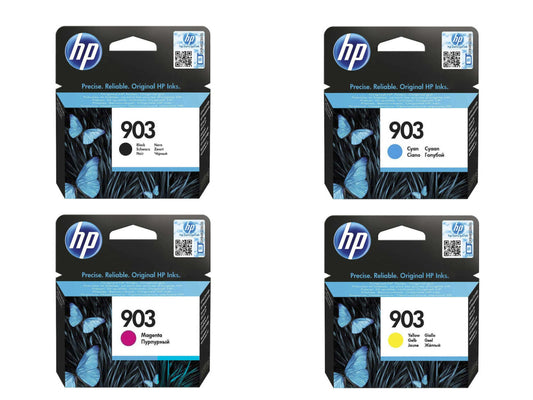 4 HP 903 (6ZC73AE) schwarz, cyan, magenta, gelb Tintenpatronen