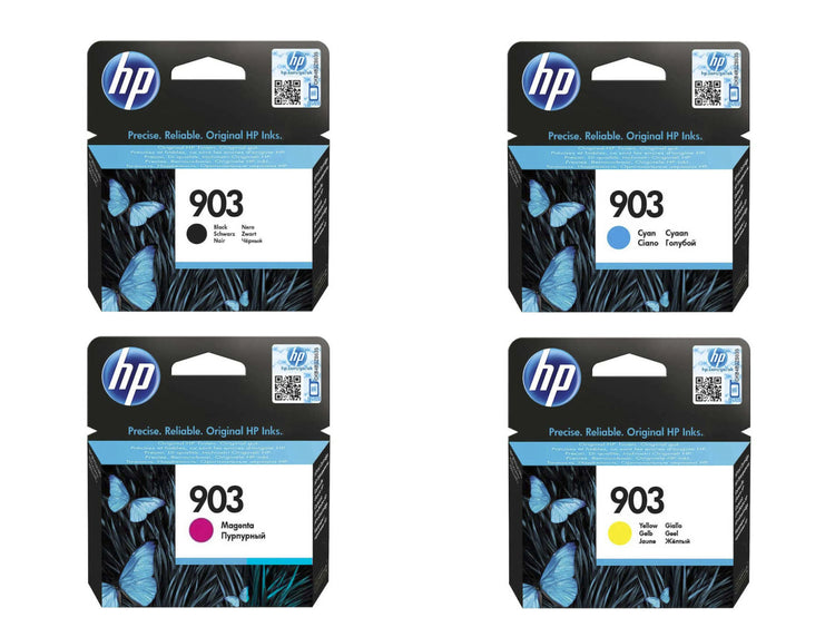 4 HP 903 (6ZC73AE) schwarz, cyan, magenta, gelb Tintenpatronen