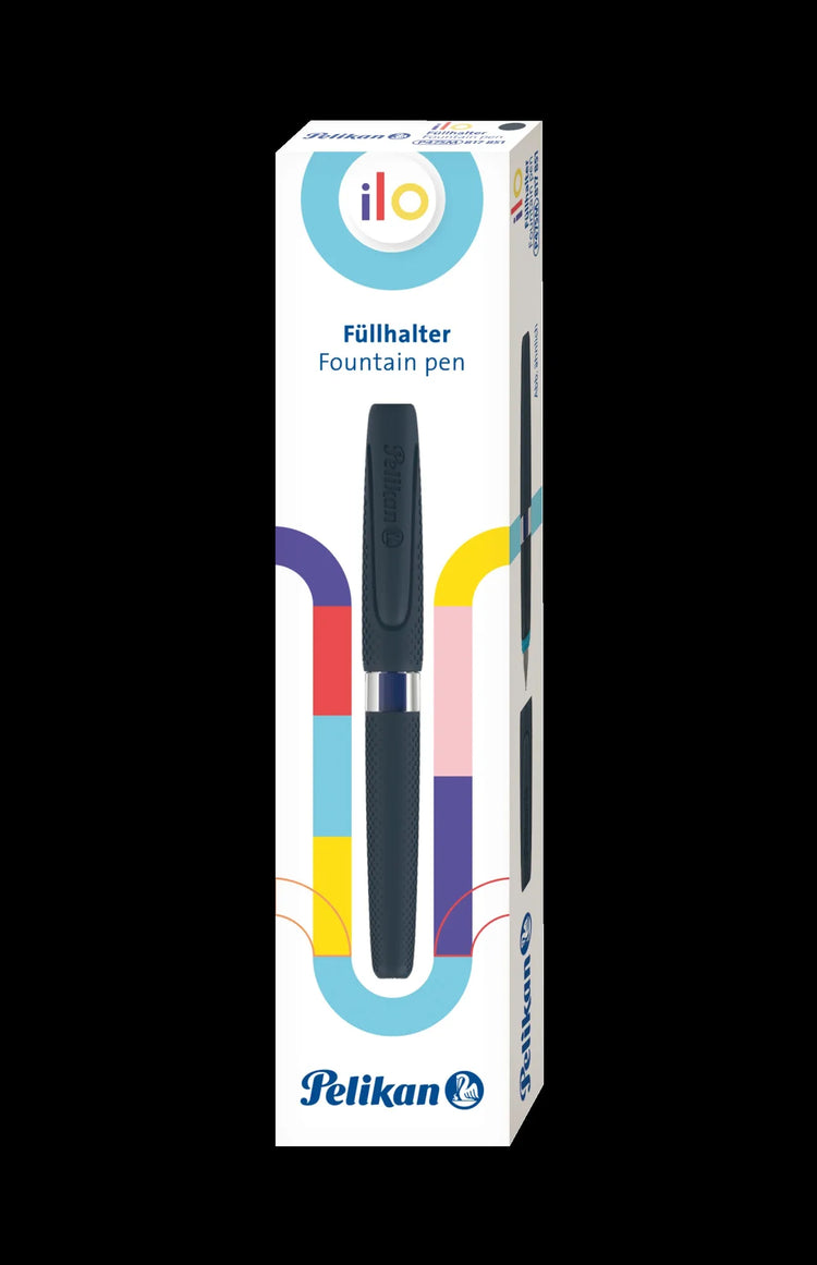 Pelikan ilo P475 Patronenfüller schwarz für Rechts- u. Linkshänder