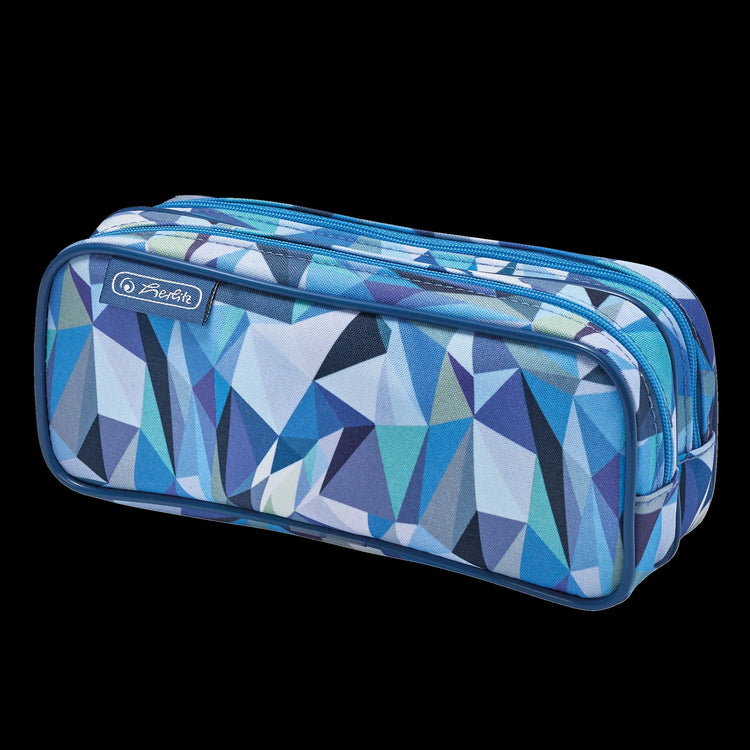 Herlitz Schlampermäppchen Wild Animals Allover blau