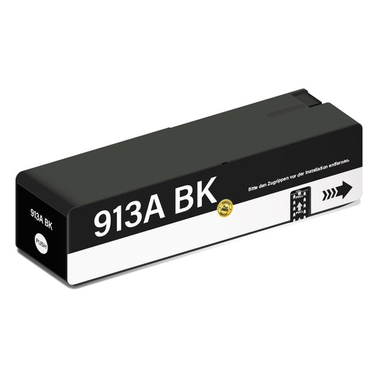 Wechselfaul Druckerpatrone Ersatz für HP 913A Schwarz (L0R95AE) – kompatibel mit PageWide Pro 352dn, 377dn/dw, 452dw, 477dw, P55250dw, P57750dw