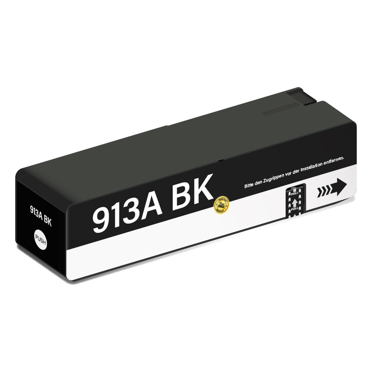 Wechselfaul Druckerpatrone Ersatz für HP 913A Schwarz (L0R95AE) – kompatibel mit PageWide Pro 352dn, 377dn/dw, 452dw, 477dw, P55250dw, P57750dw