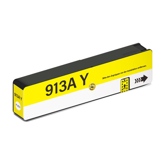 Wechselfaul kompatible Druckerpatrone Gelb als Ersatz für HP 913A (F6T79AE) – ca. 3.000 Seiten