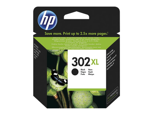 HP 302XL schwarz Tintenpatrone F6U68AE