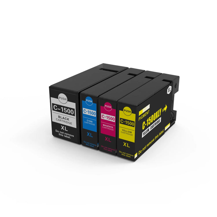 4 XL kompatible Druckerpatronen von Wechselfaul als Ersatz für Canon PGI-1500