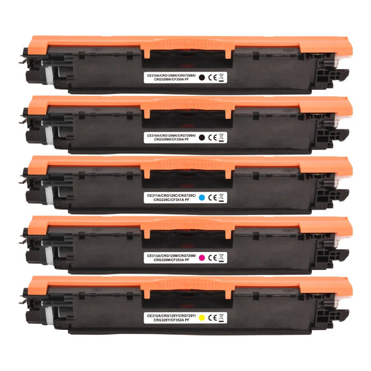 5er Pack Toner von Wechselfaul als Ersatz für HP 126A kompatibel