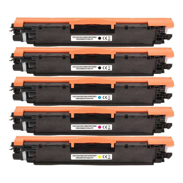 5er Pack Toner von Wechselfaul als Ersatz für HP 126A kompatibel