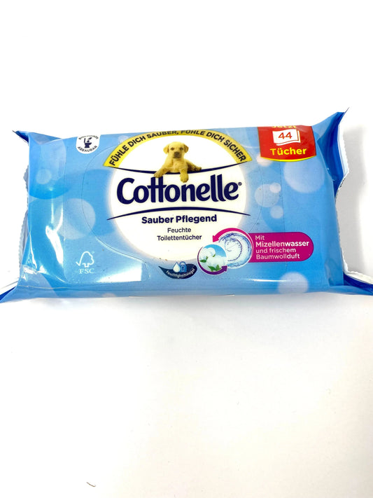 Cottonelle Feuchttücher Sauber Pflegend Baumwolle Mizellenwasser 42 Tücher