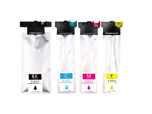 4 XL kompatible Druckerpatronen von Wechselfaul als Ersatz für Epson T01C100 T01C200 T01C300 T01C400