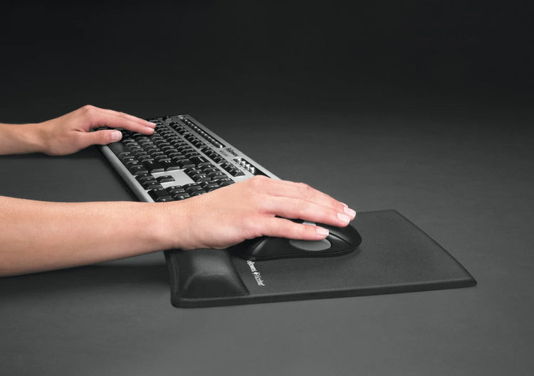 Fellowes Mousepad mit Handgelenkauflage schwarz