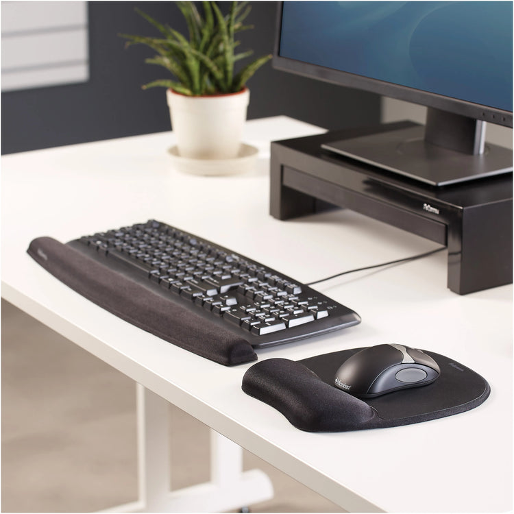 Fellowes Mousepad mit Handgelenkauflage Memory Foam schwarz