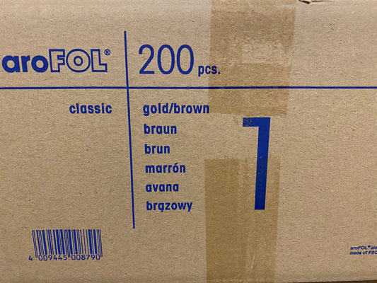 AroFOL® CLASSIC 200 Luftpolsterversandtaschen für DIN A7 NO.1 Braun