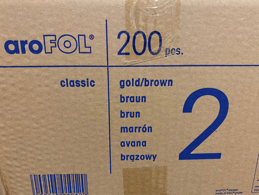 AroFOL® CLASSIC 200 Luftpolsterversandtaschen für DIN A6 NO. 2 braun