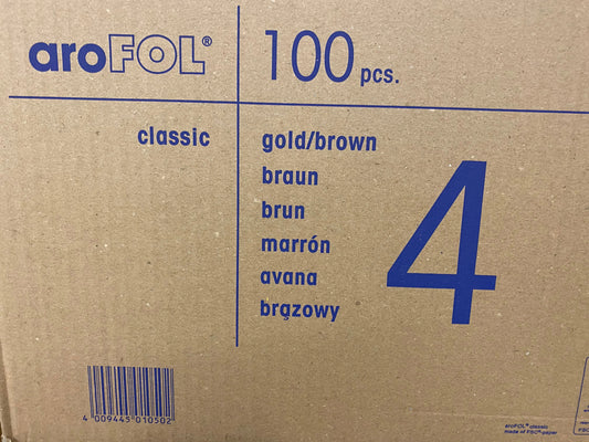 AroFOL® CLASSIC 100 Luftpolsterversandtaschen für DIN A5 NO. 4 braun