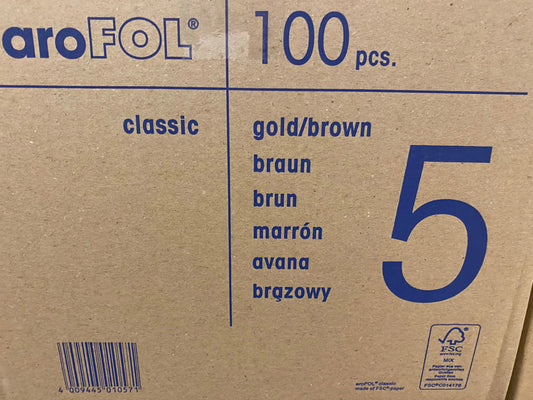 AroFOL® CLASSIC 100 Luftpolsterversandtaschen für DIN C5 NO. 5 braun